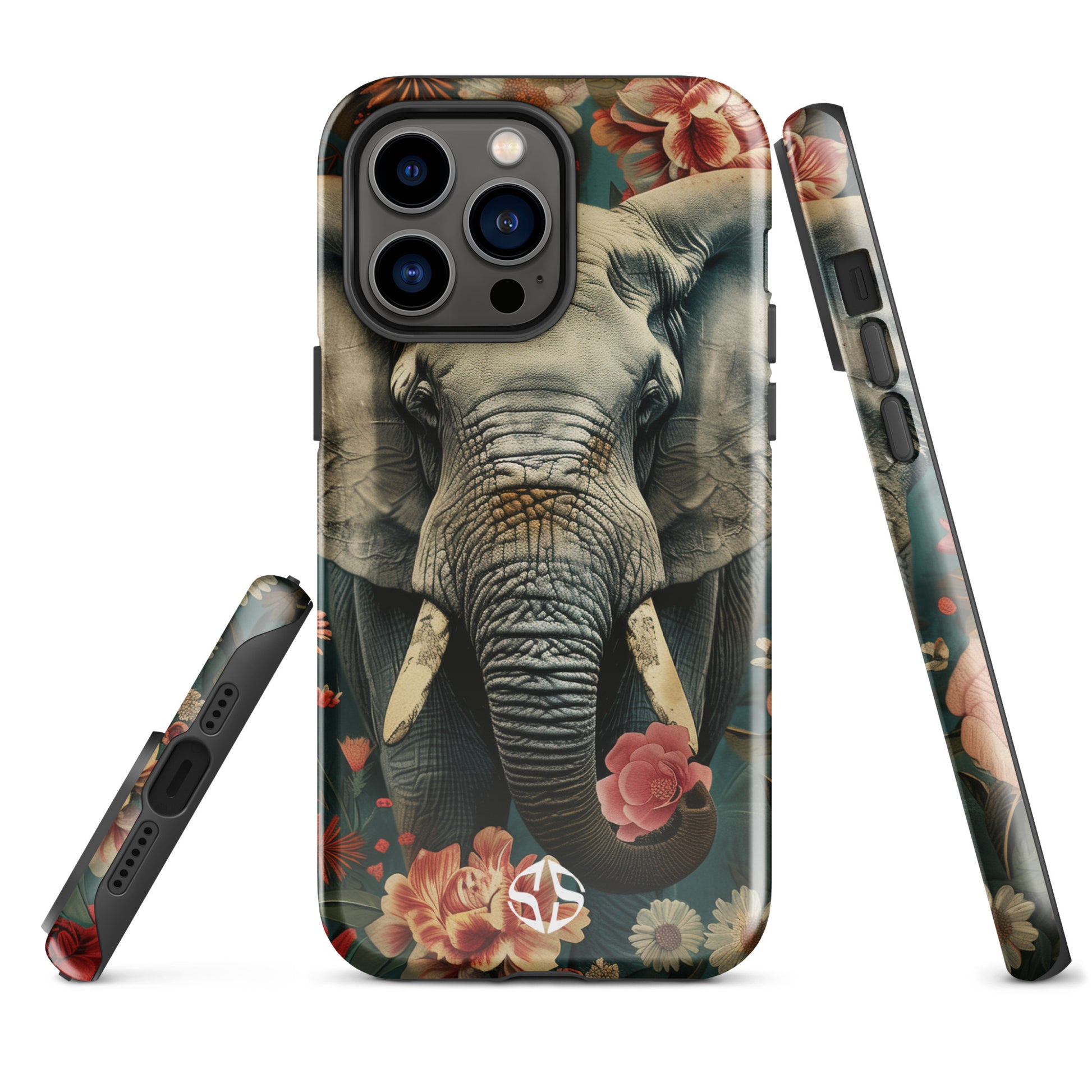 COVER FLORAL IPHONE ELEFANTE - Savana Capsule